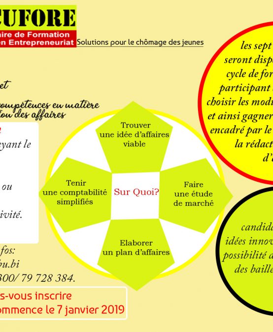 FORMATION EN ENTREPRENEURIAT